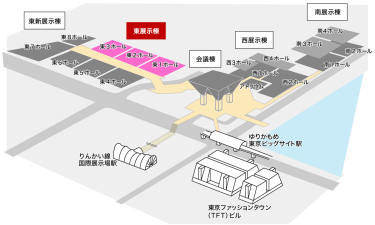 ビッグサイト東展示棟マップ