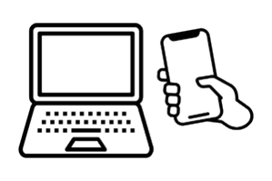 PCはスマホで来場登録